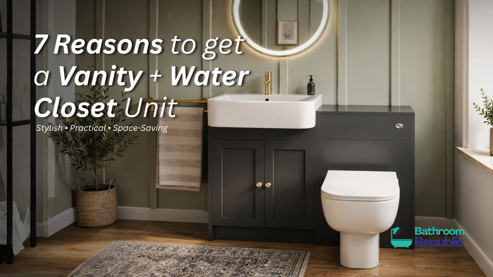 Vanity Combination Units: 7 Benefits for UK Bathrooms