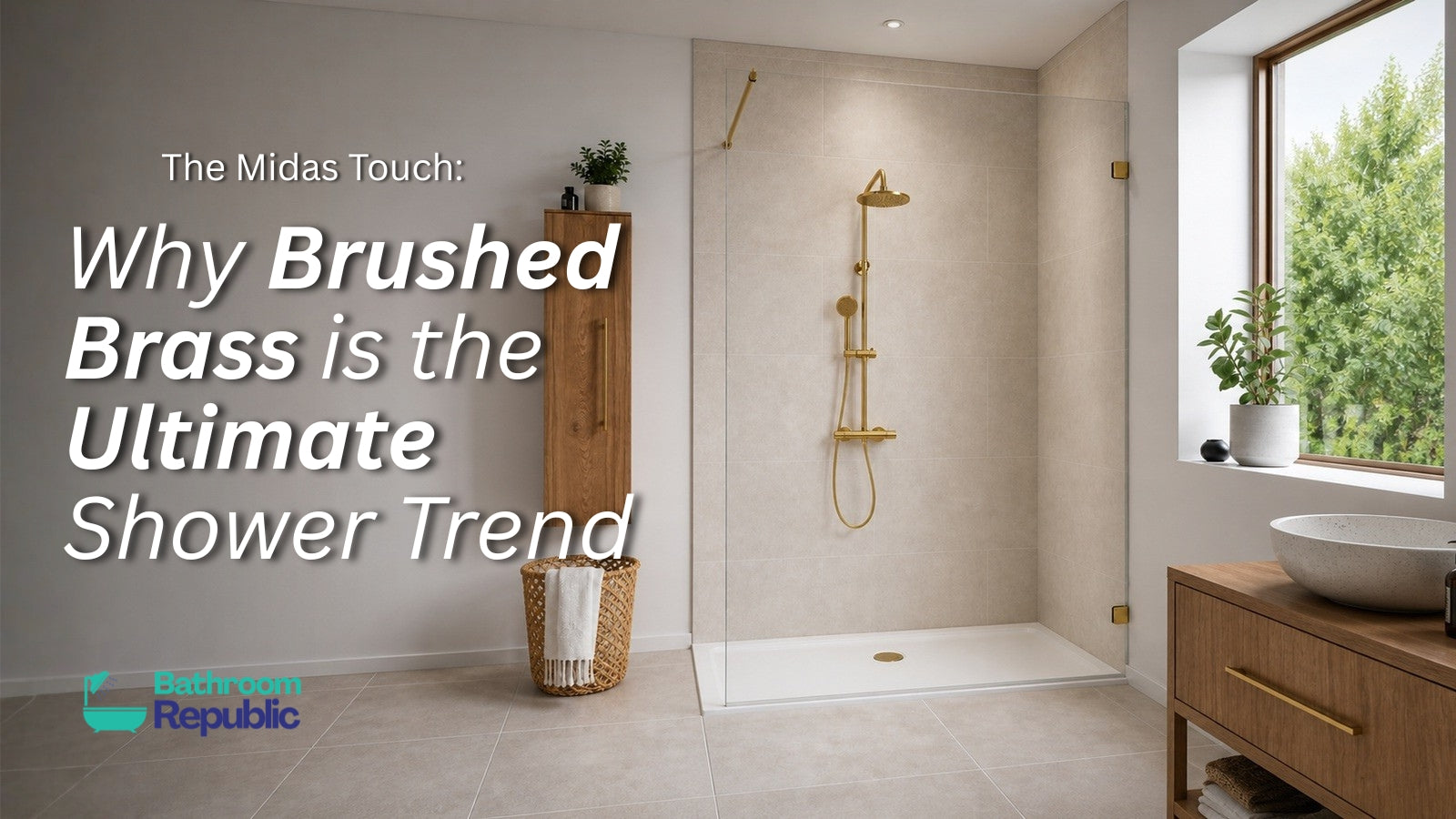 The Midas Touch: Why Brushed Brass is the Ultimate Shower Trend for 2026