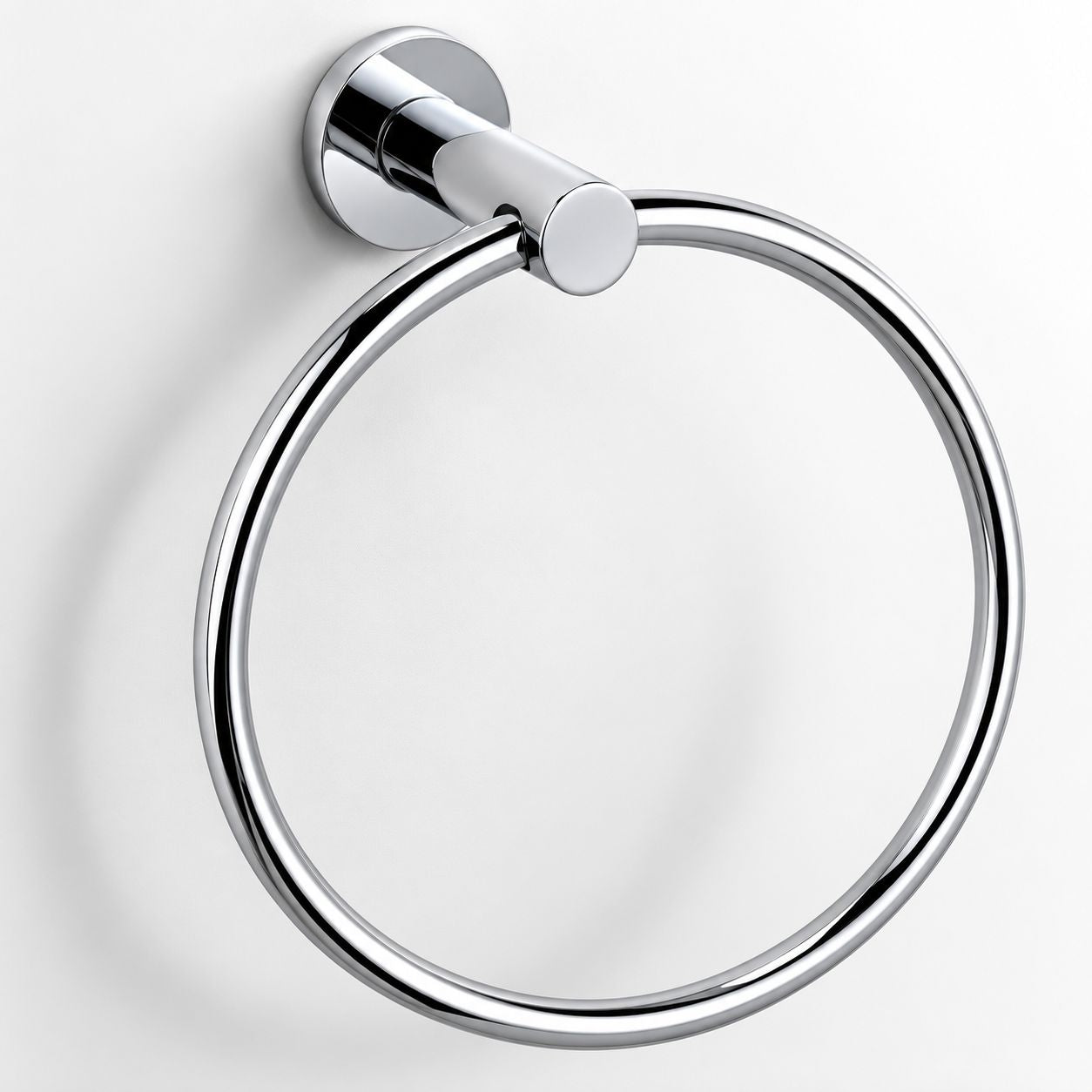 Chrome round towel ring — Bathroom Republic UK