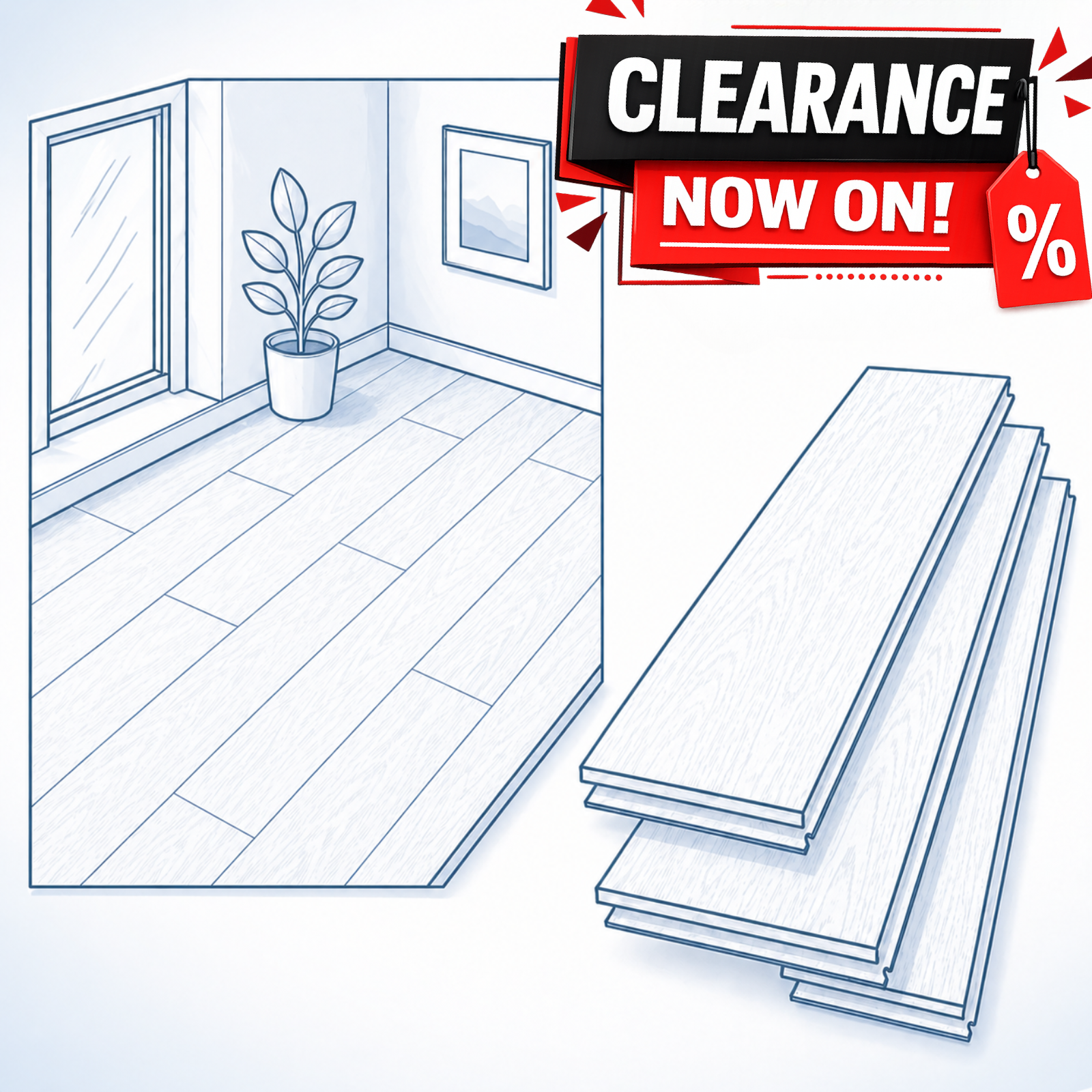 Flooring clearance at Bathroom Republic UK — discounted bathroom LVT and vinyl flooring