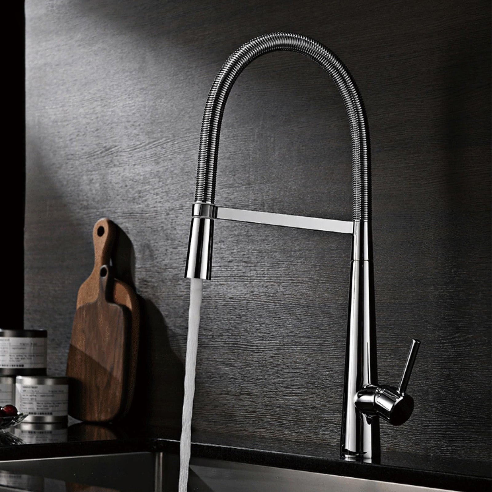 Wander Modern Kitchen Sink Mixer Tap With Pull Out 360 Swivel Spout