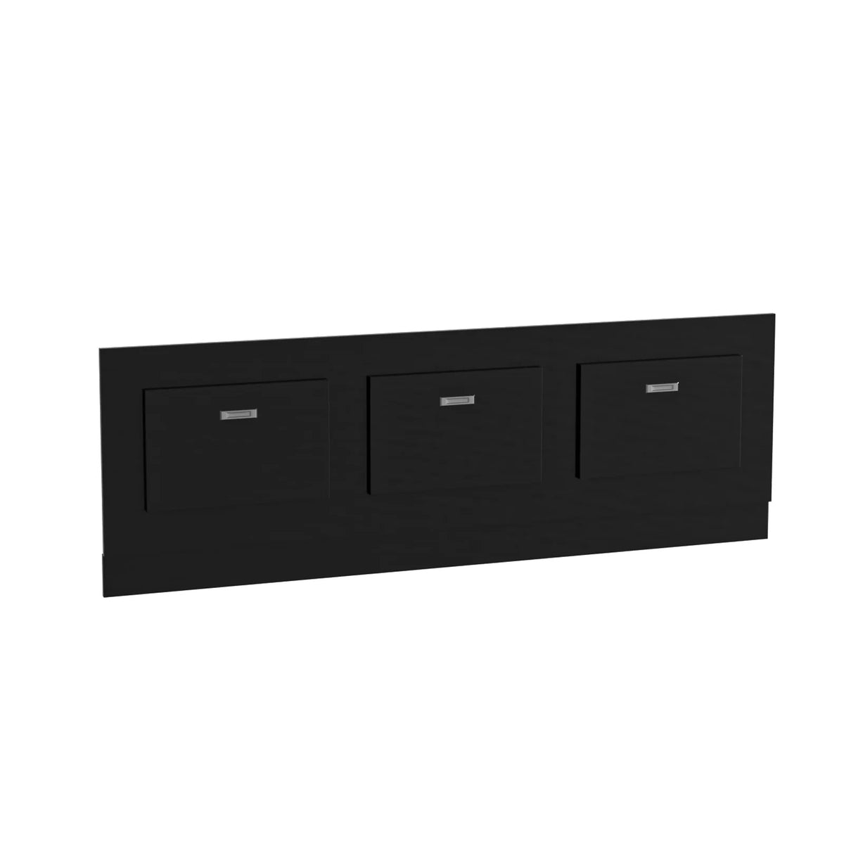 1700 x 480mm PVC Removable Magnetic Door Bath Panel Anthracite