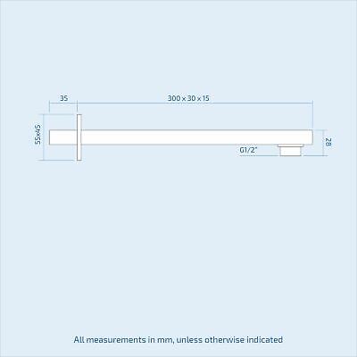 Temel Matte Black Square Shower Head Concealed Thermostatic Mixer Valve Handheld