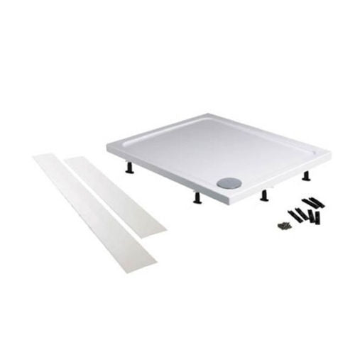 Bathroom Easy Plumb Riser Kit Shower Tray Panel and Leg Set (1225 x 1225mm)