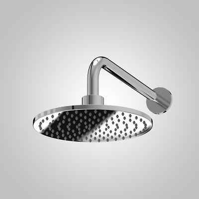 2 DIAL 2 WAY ROUND CONCEALED THERMOSTATIC MIXER VALVE ABS SHOWER HAND HELD KIT