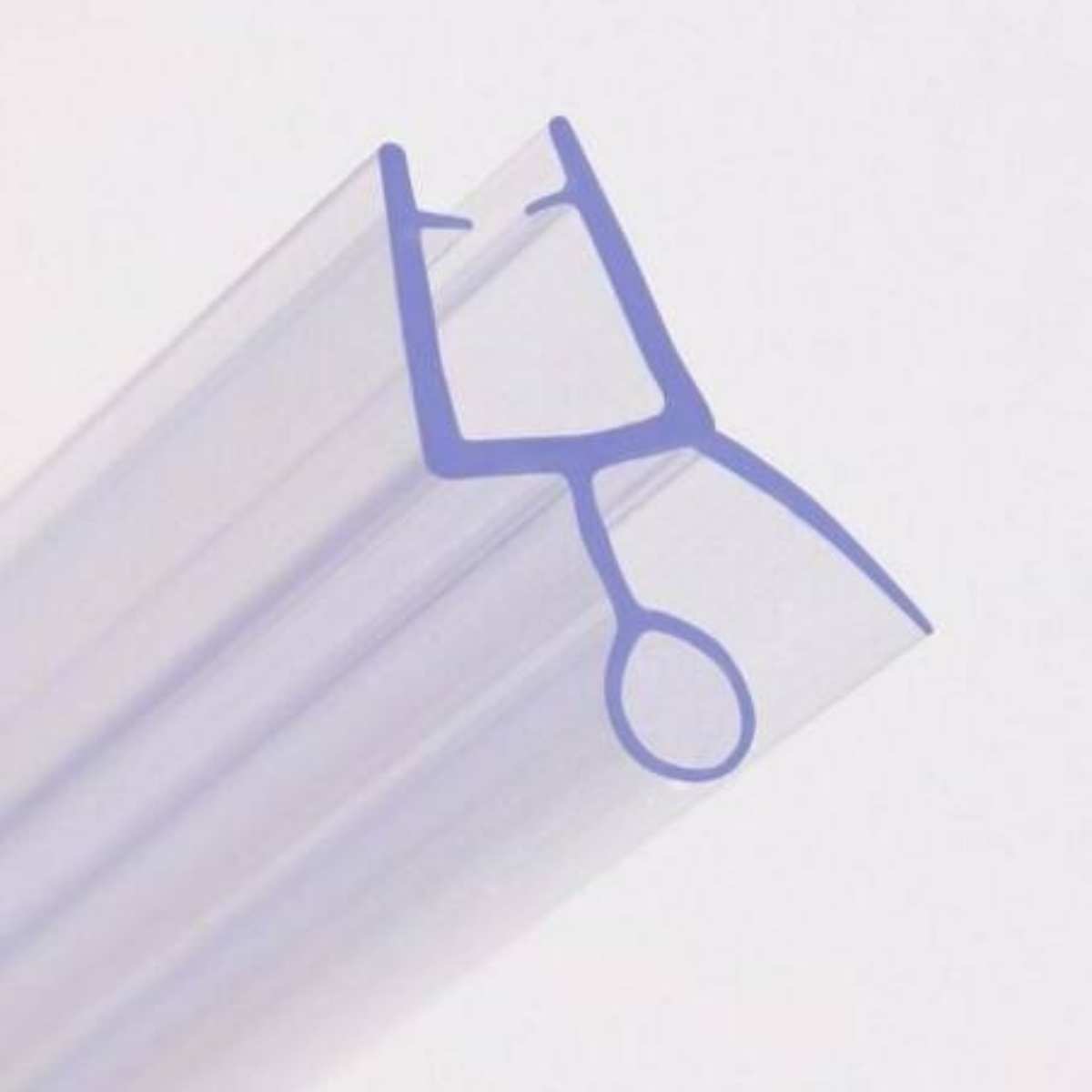 Bath Shower Door Rubber Seal Strip For 6mm Glass Seals Gaps Up To 12 mm