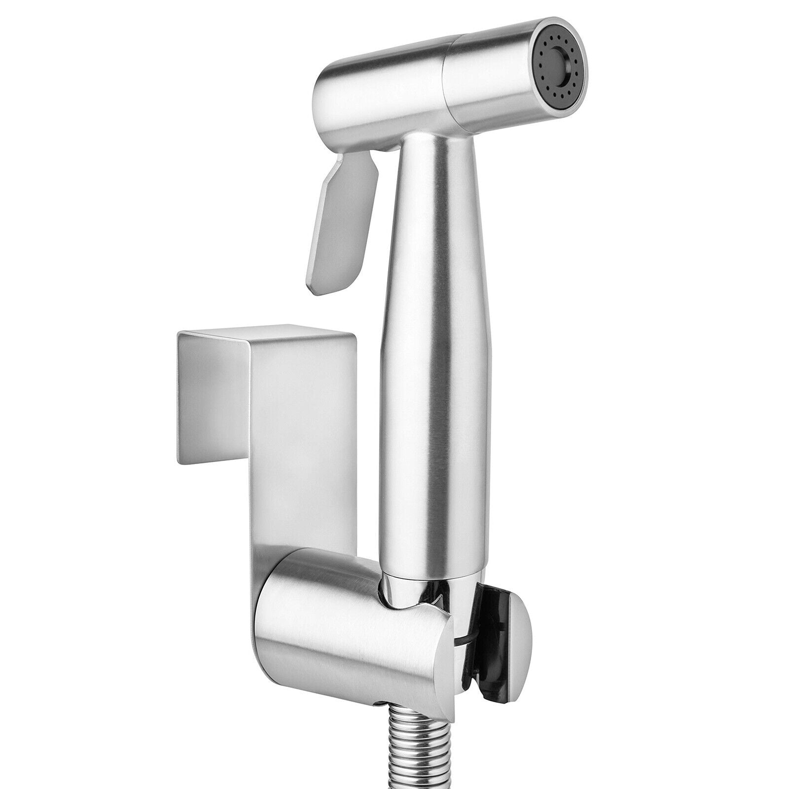Chrome Handheld Silver Stainless Steel Bidet Toilet Sprayer Jet Kit