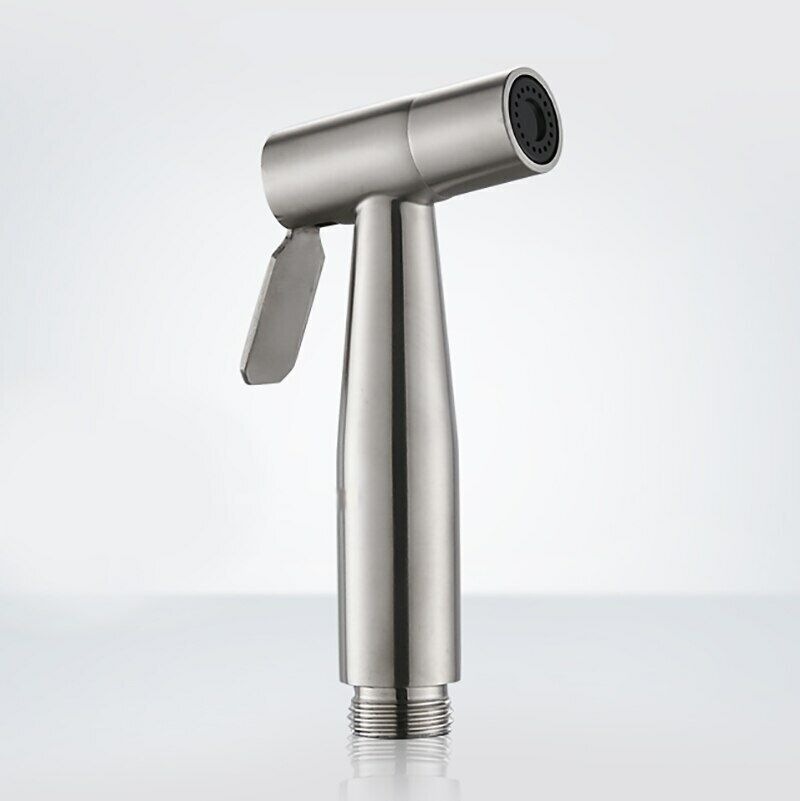 Chrome Handheld Silver Stainless Steel Bidet Toilet Sprayer Jet Kit