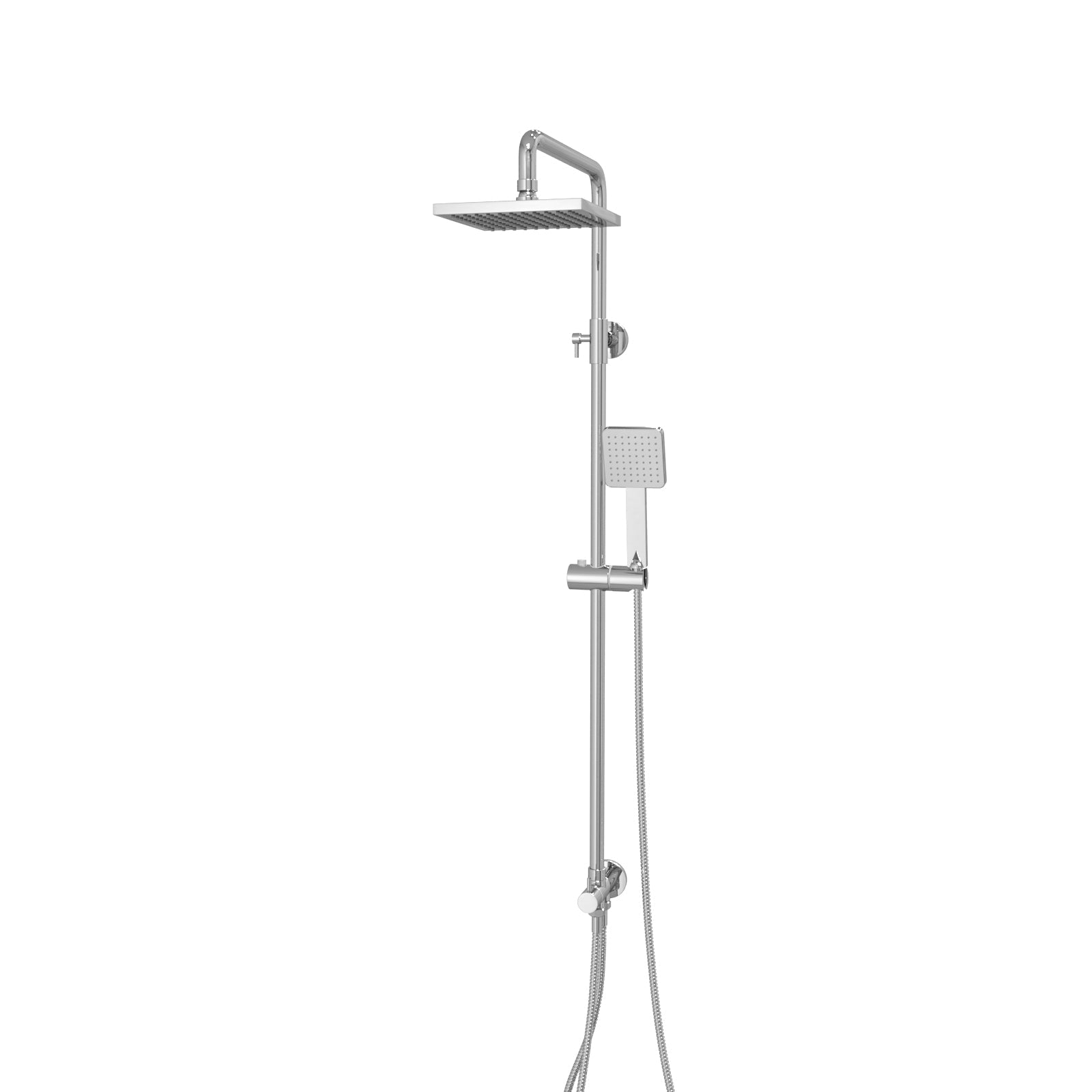 Winstead Modern Exposed Square Shower Single Mode Handset And Riser Rail Kit