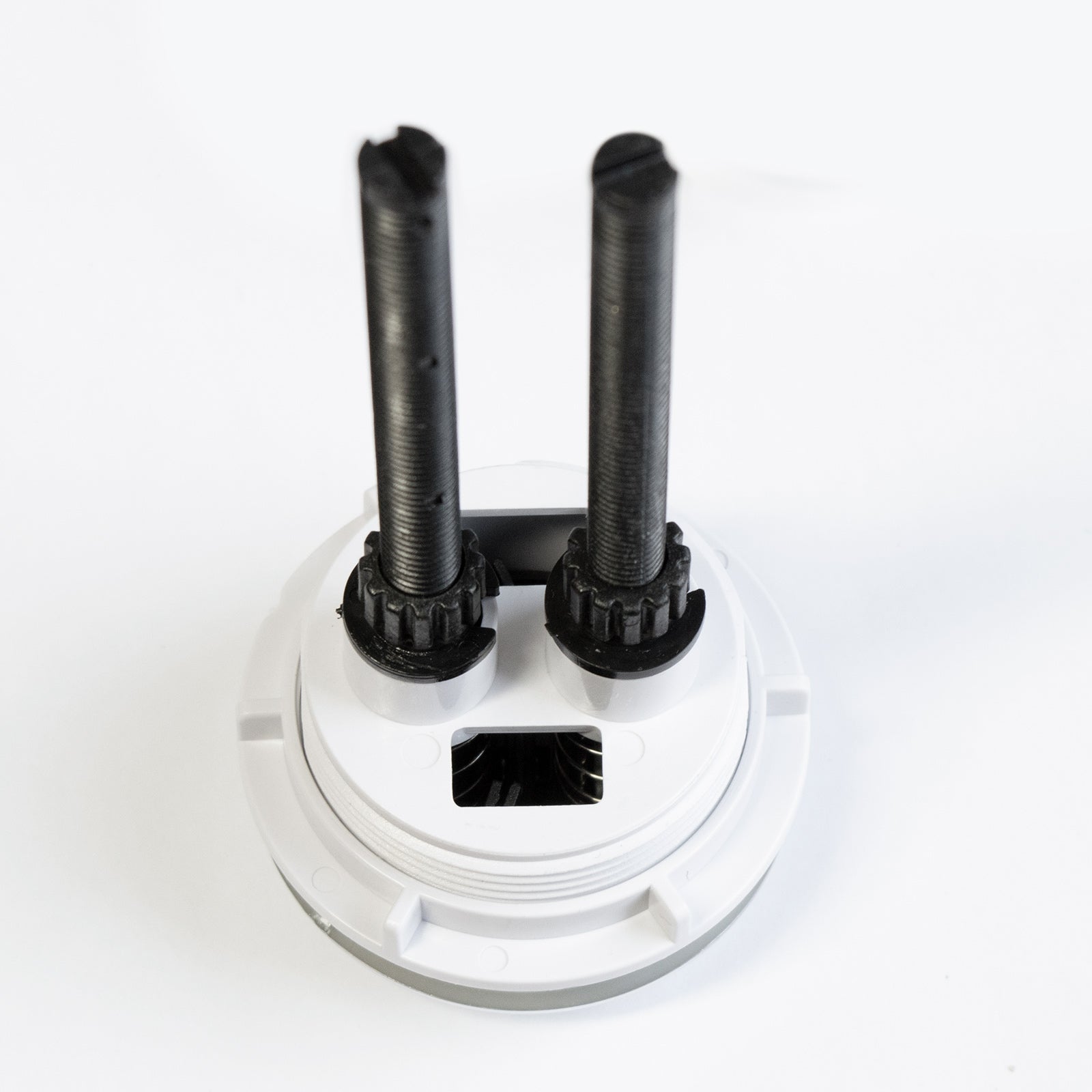 Bathroom Dual Flush Push Chrome Buttons Toilet Lid Water Tank Cistern 48mm Hole