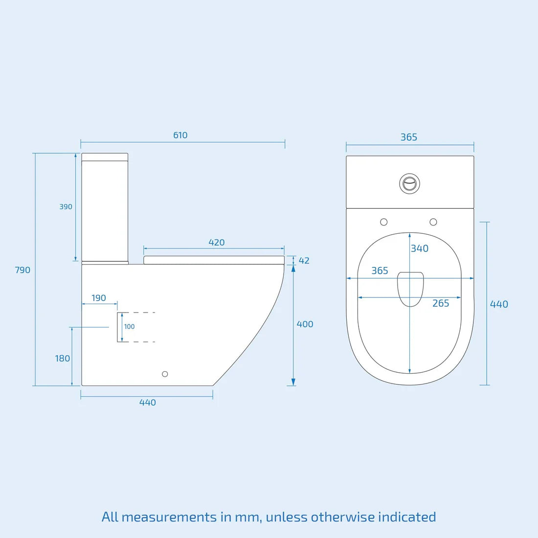 Alaska 800mm Dark Grey Handleless Drawers Basin Vanity Close Coupled Toilet