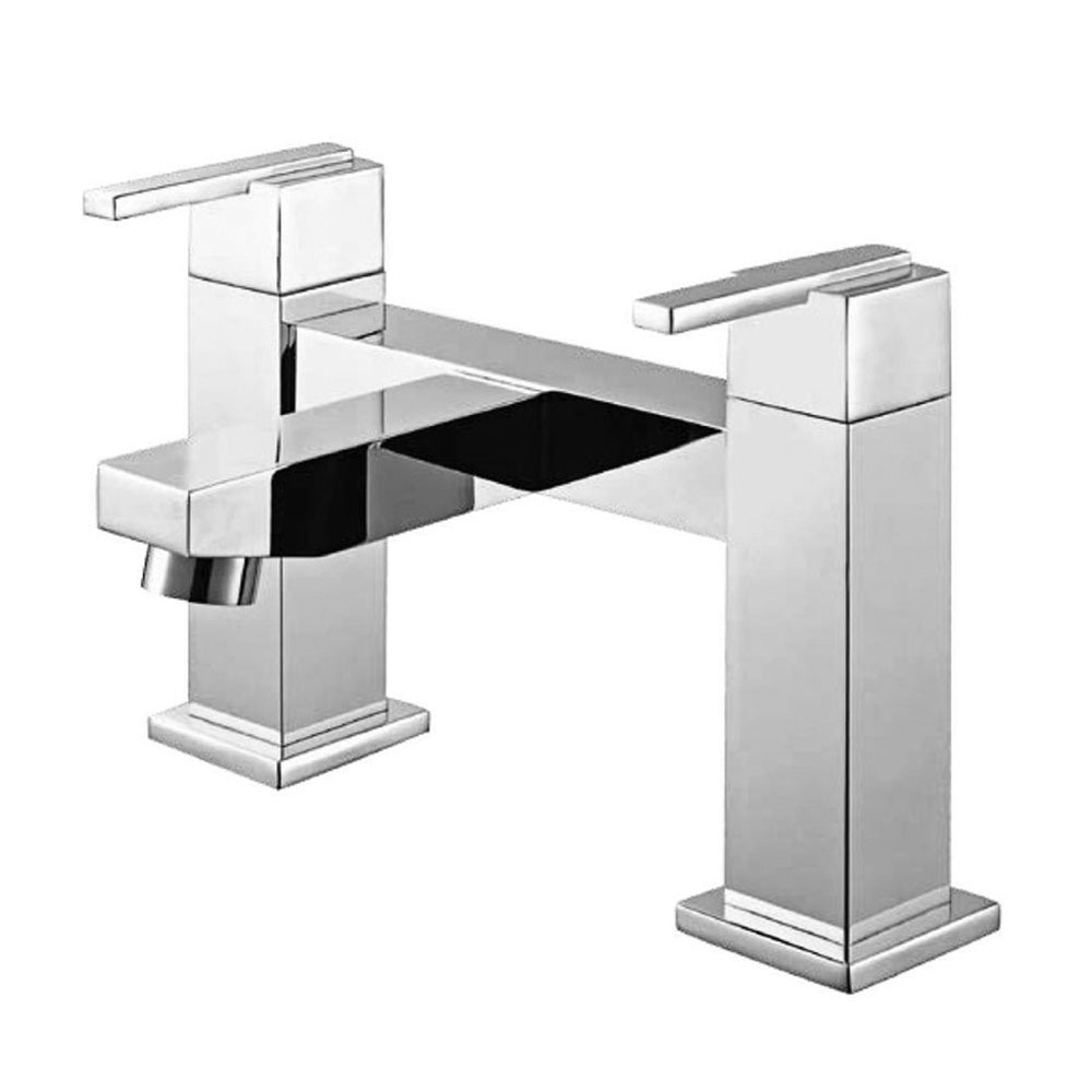 Ustin Luxury Modern Brass Chrome Bath Filler Tap