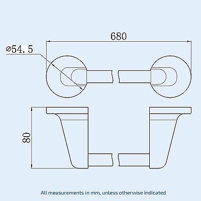Swan Chrome Modern 6 Piece Chrome Bathroom Accessory Pack