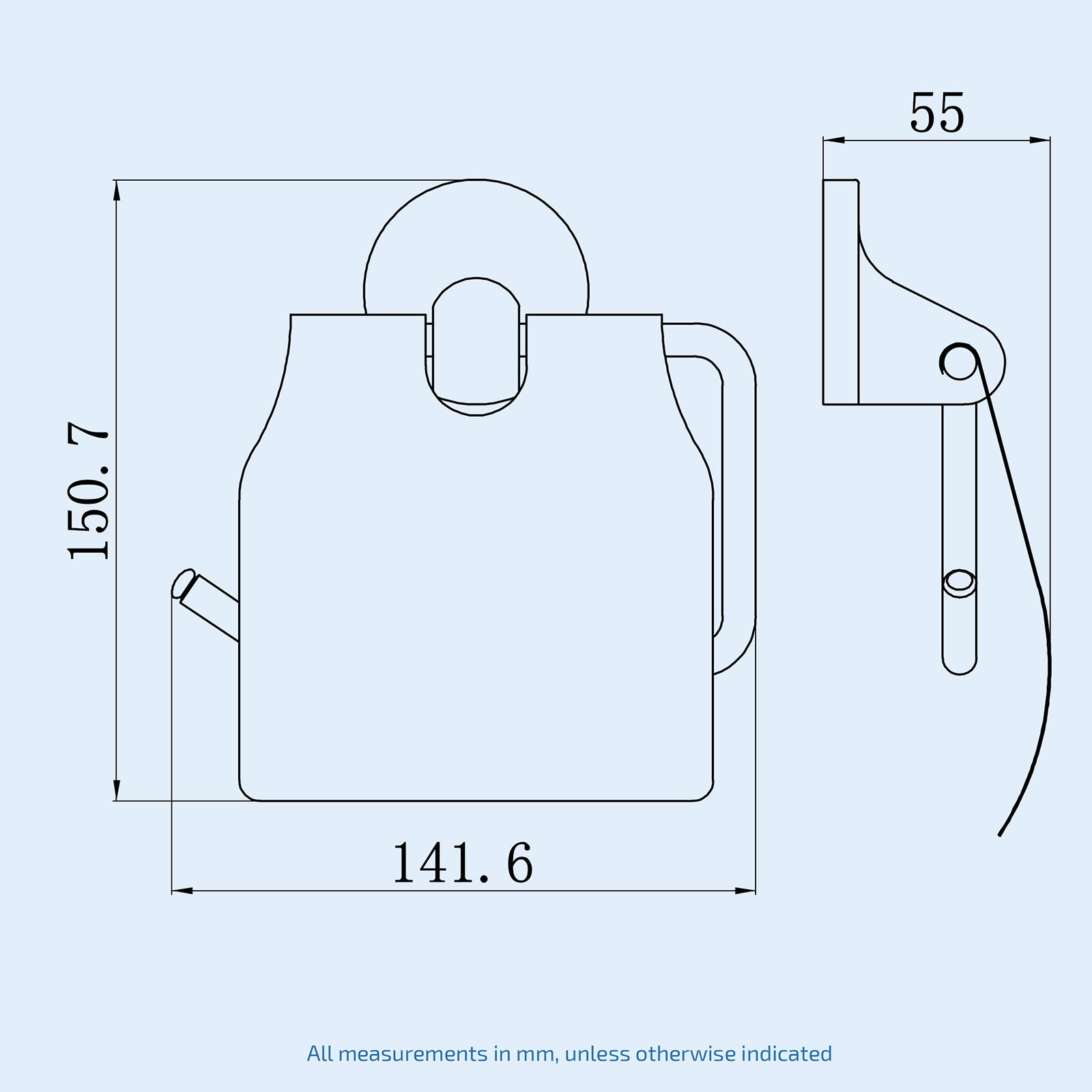 Swan Chrome Modern 6 Piece Chrome Bathroom Accessory Pack