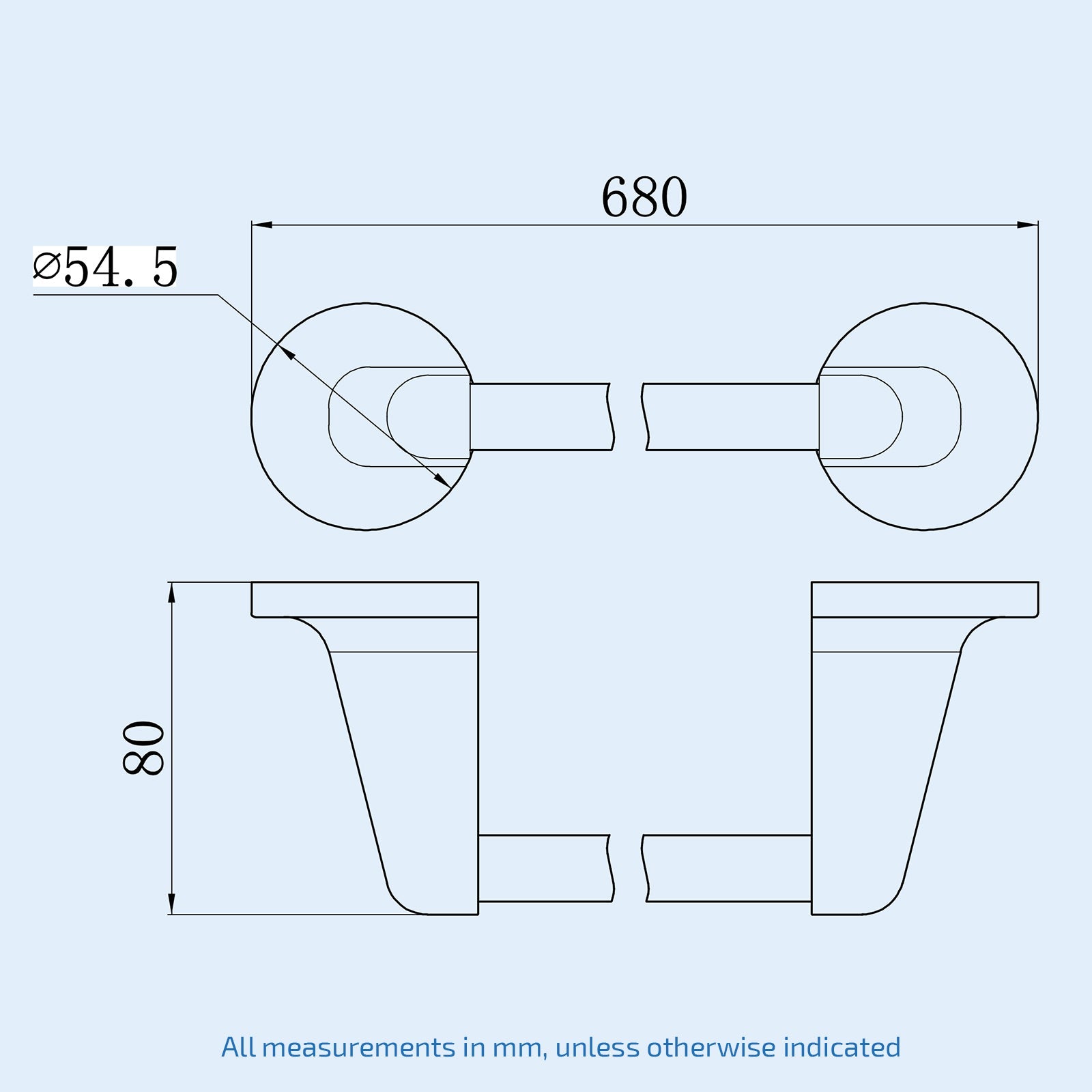Swan Chrome Modern 6 Piece Chrome Bathroom Accessory Pack