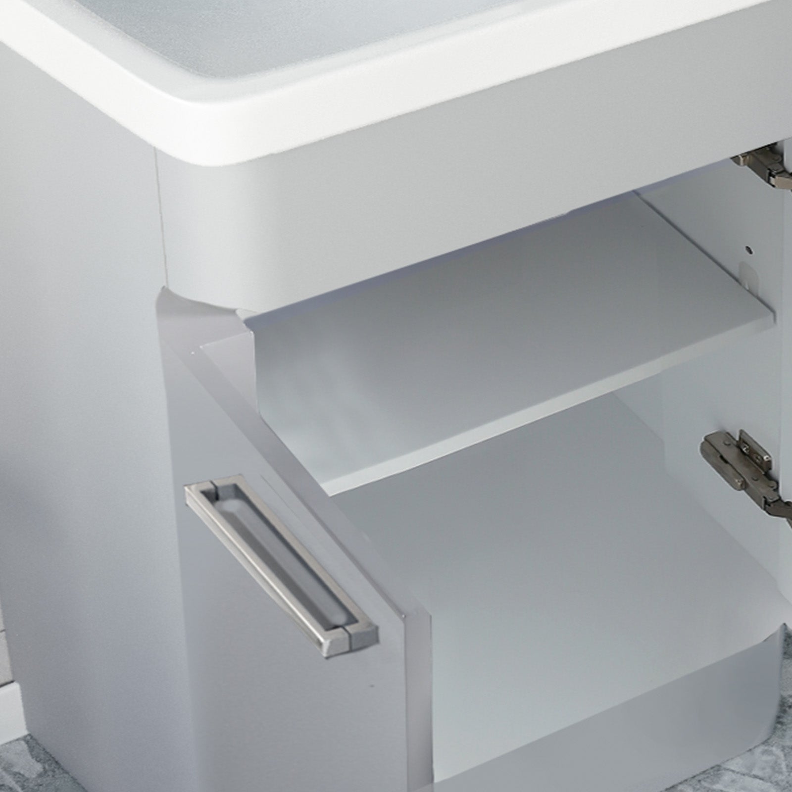 Afern Matte Grey 1100mm Freestanding Cabinet Ceramic Basin WC Unit