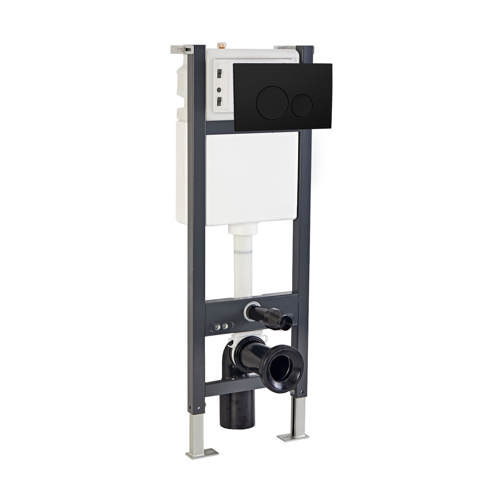 Wall Hung Toilet Cistern Frame with Front Dual Flush Plate Choice