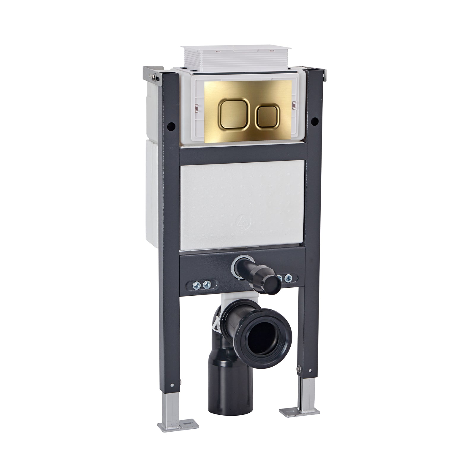 Top or Front Wall Hung Toilet Frame and Dual Flush Buttons Choice