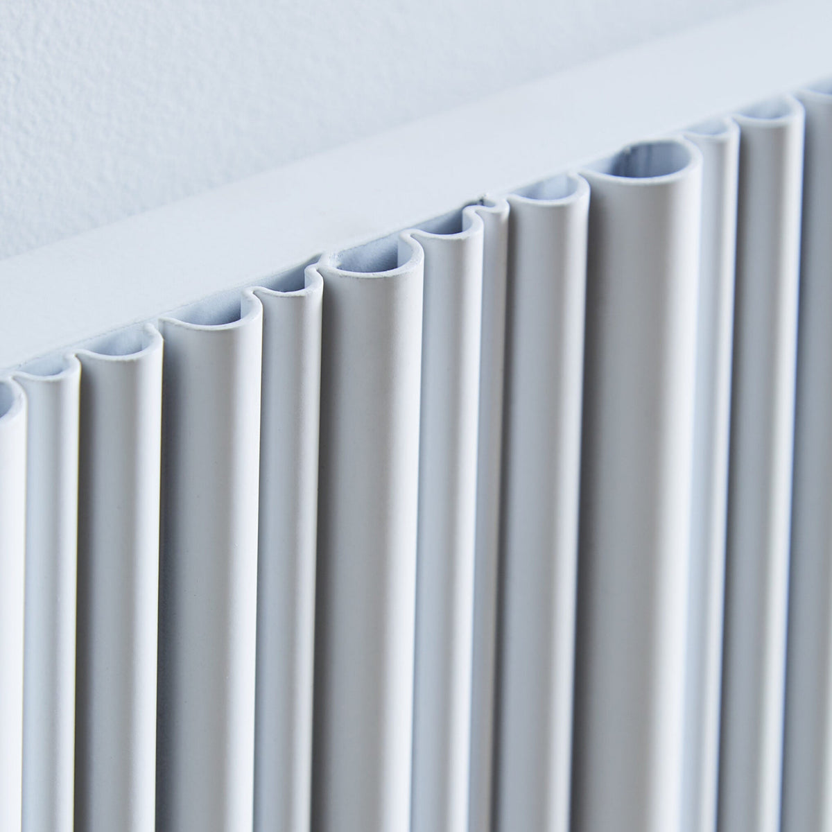 Kartell QUEBEC 1775mm H x 239mm W White Vertical Single Aluminium Radiator - ALRAD-5-1802-WT