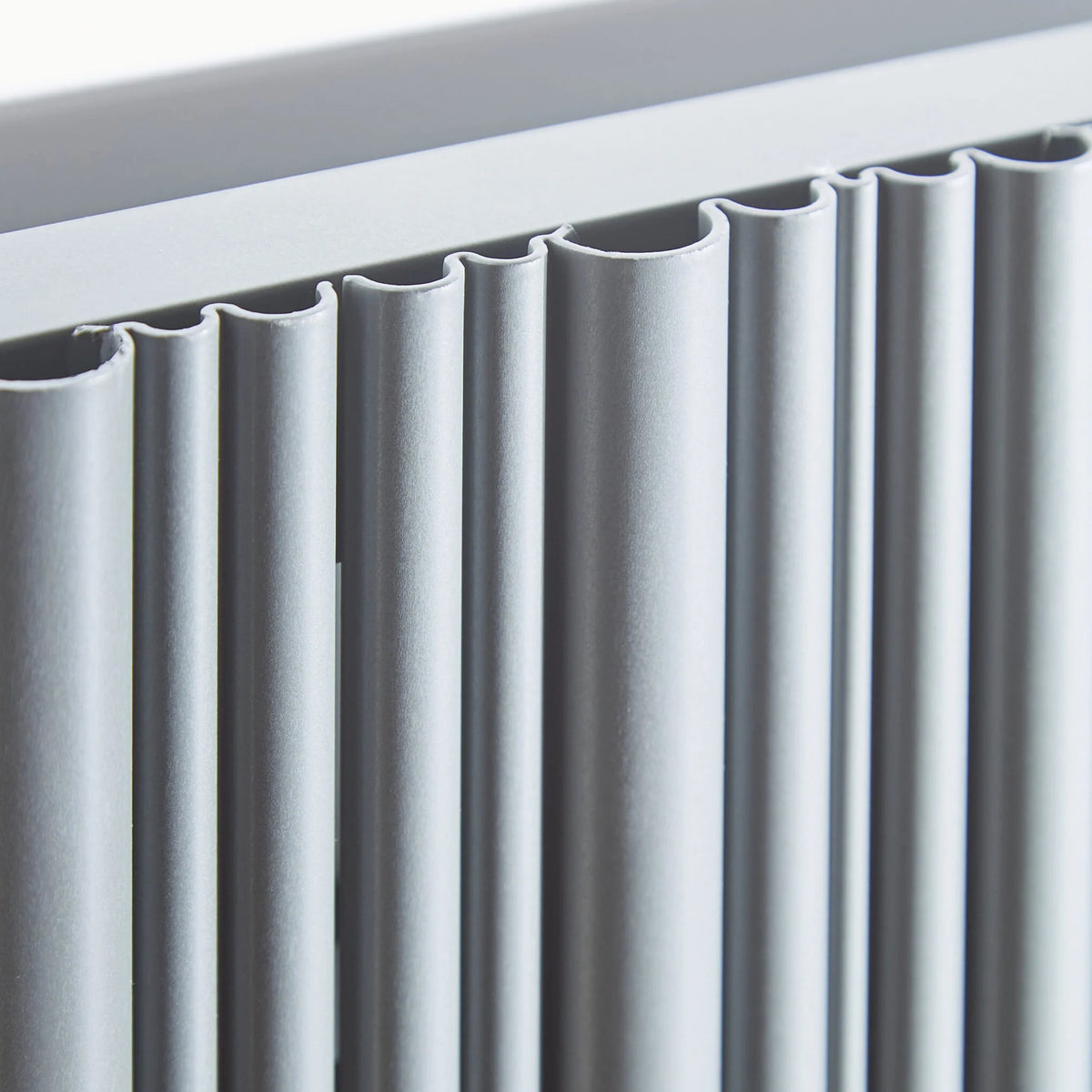 Kartell QUEBEC 1775mm H x 479mm W Grey Vertical Double Aluminium Radiator - ALRAD-6-1804-GY