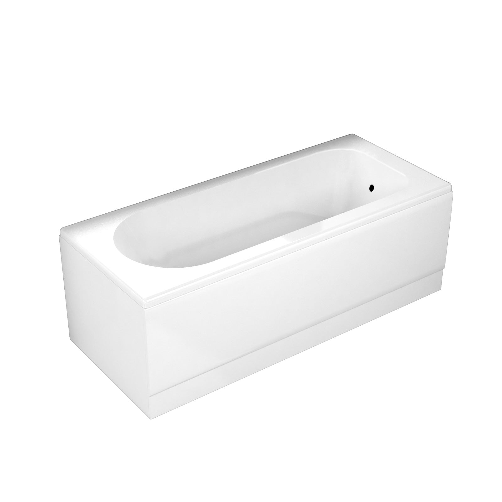 Nanuya Basin Vanity Unit & Close Coupled WC Toilet with Straight Edge Bath Bathroom Suite