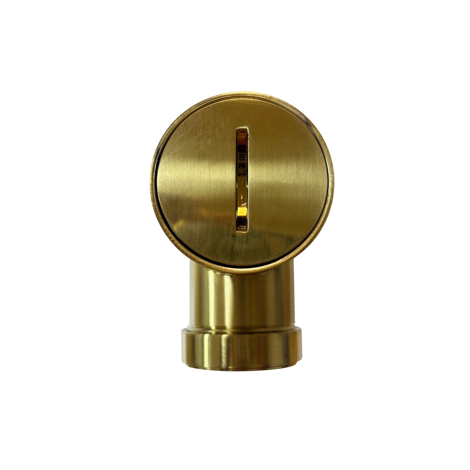 Brushed Brass Minimalist Round 320mm Bottle Trap