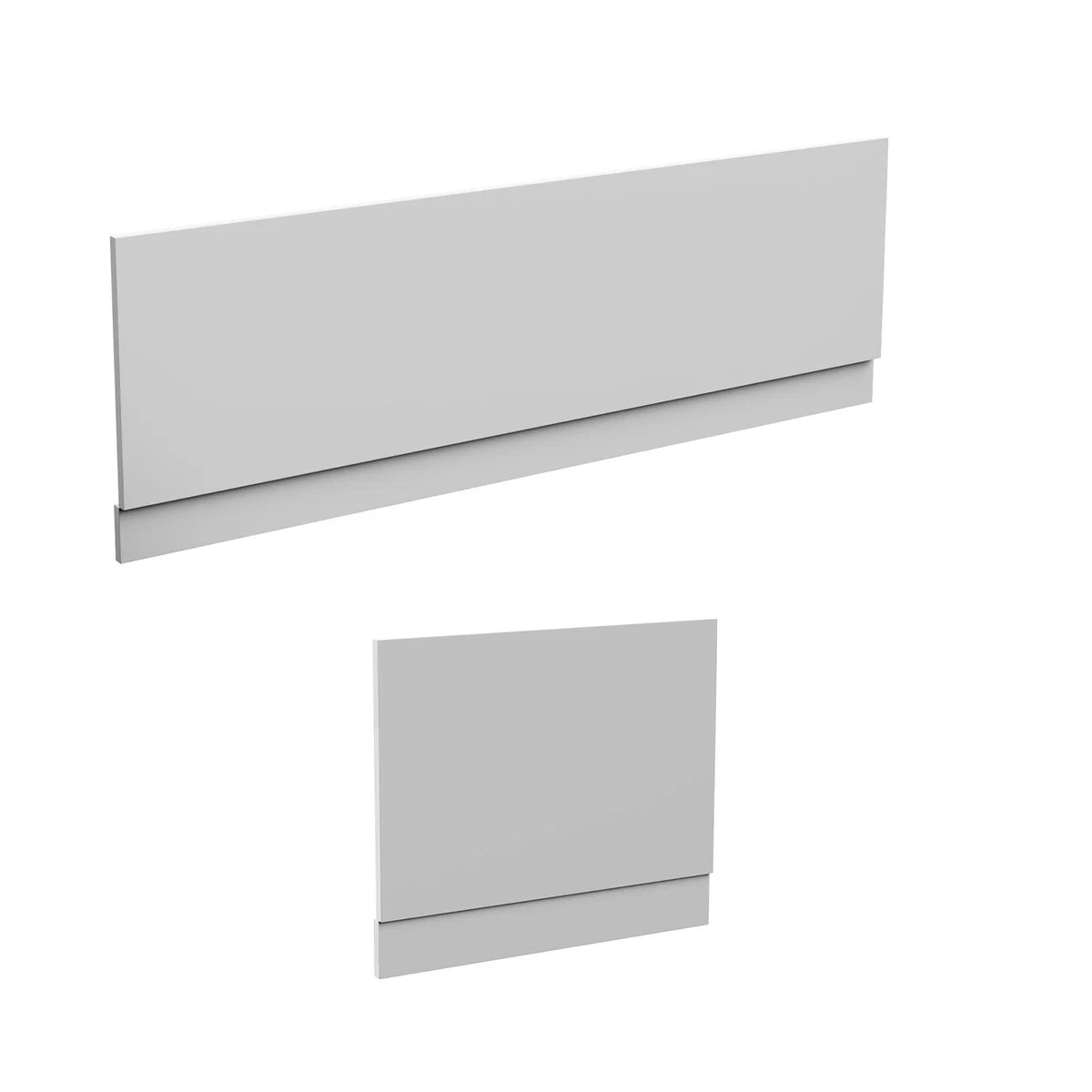 Water Proof Bath Panels 1700 Front and 700 End Panel Matt Grey