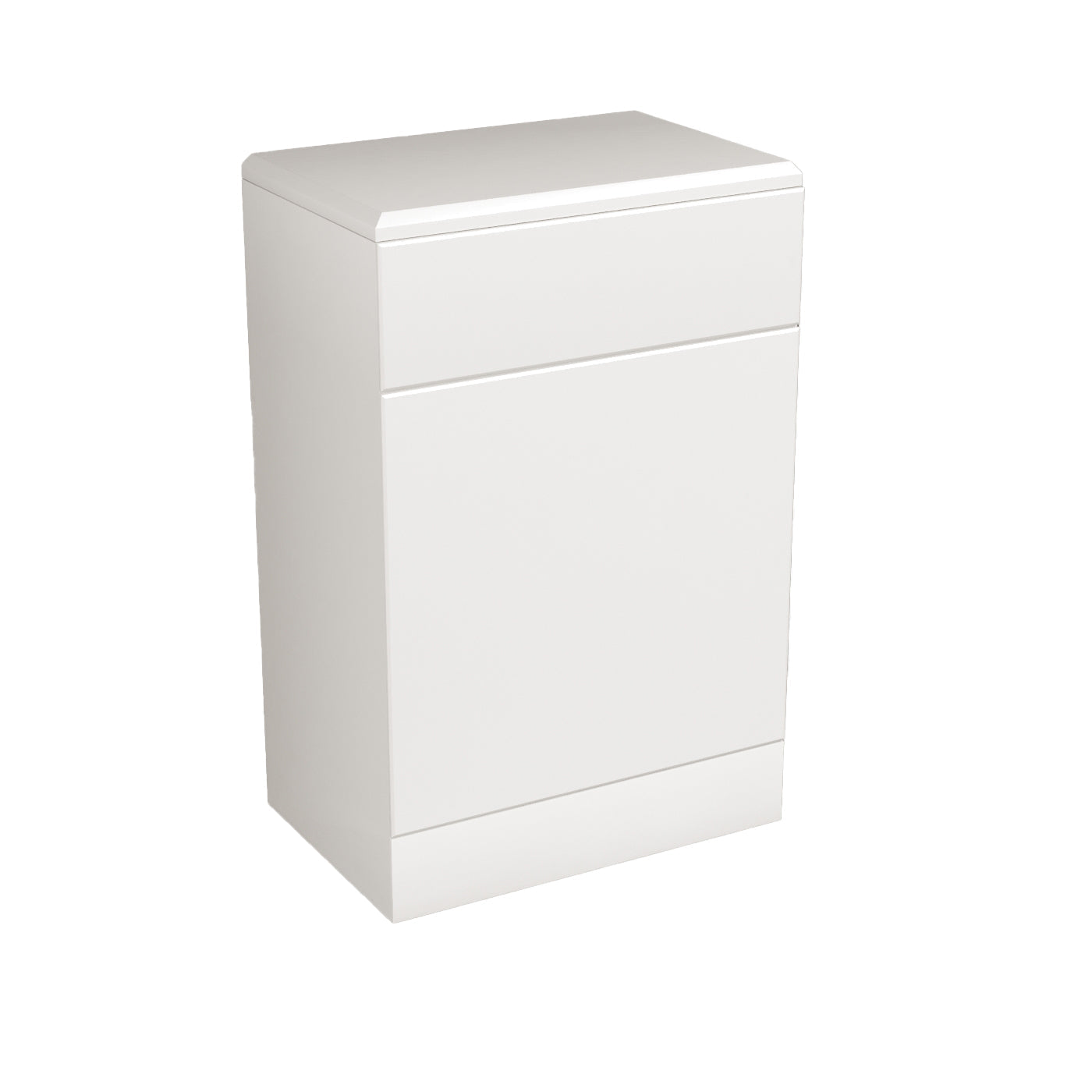 Ellen 750mm Floor Standing White Cabinet, WC Unit & BTW Toilet