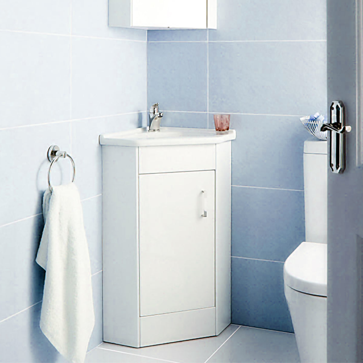 555 Mm 1 Door Corner Vanity Cabinet