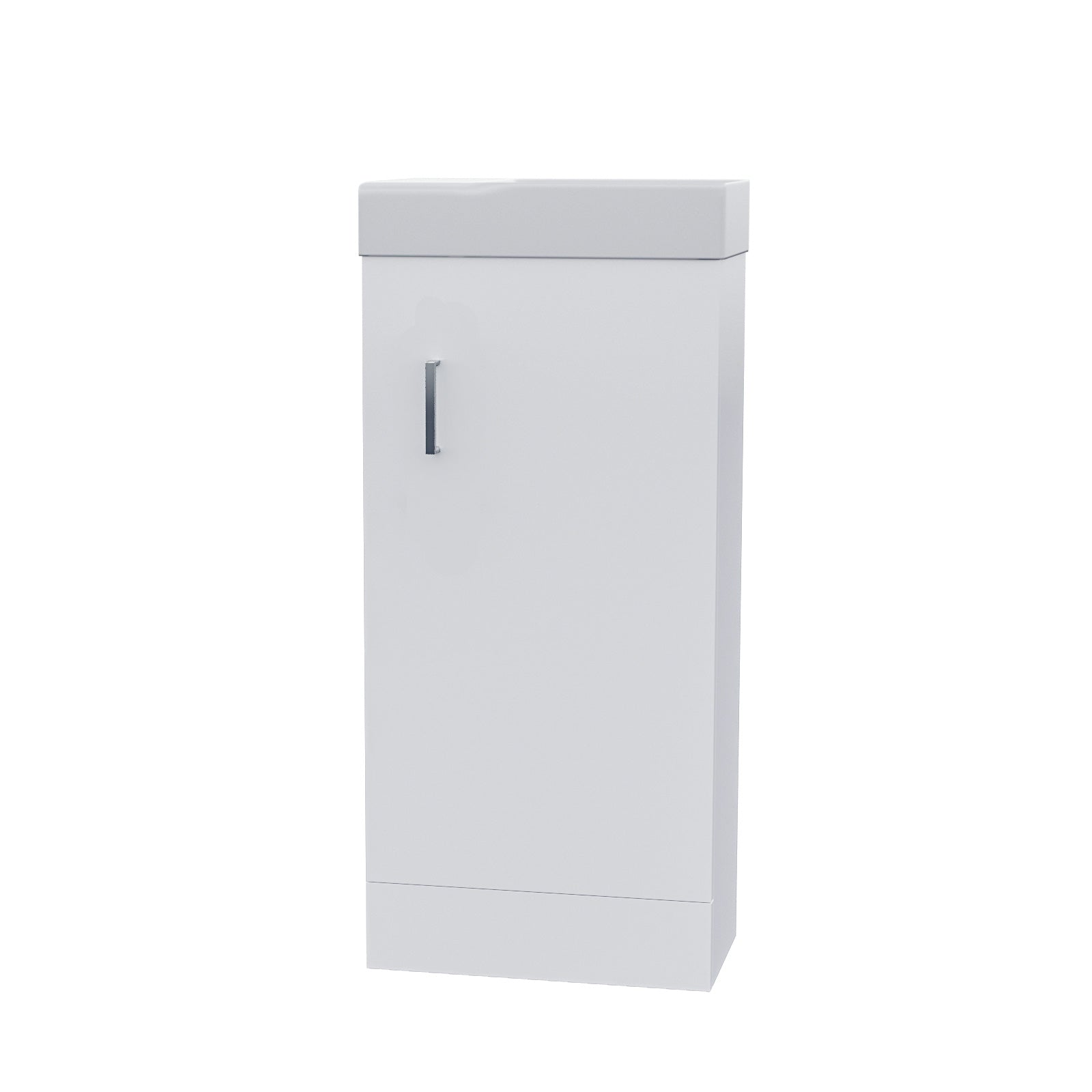 Nanuya 400mm Vanity Basin Unit & Close Coupled Toilet White