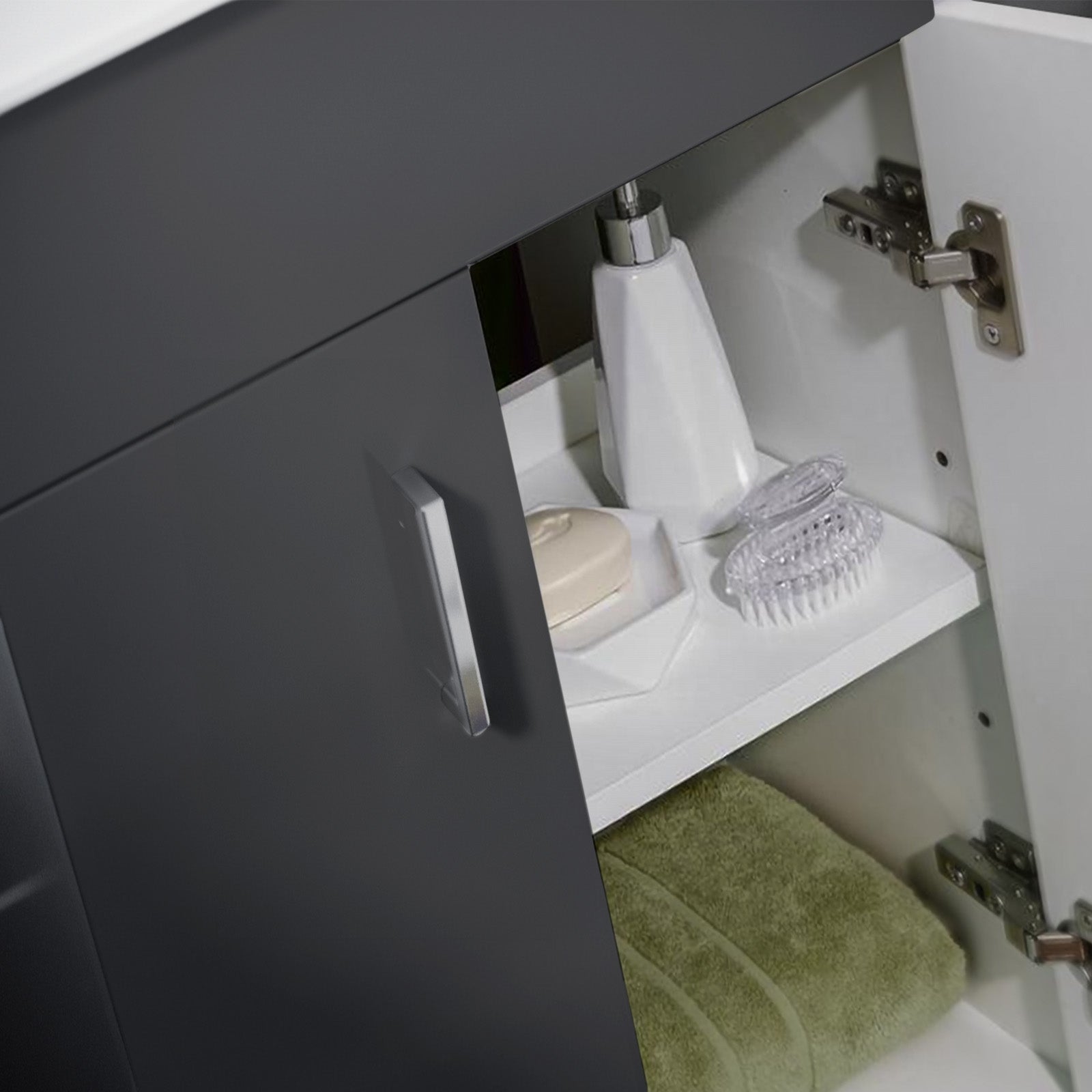 Nanuya 450mm Anthracite Freestanding Basin Vanity Unit