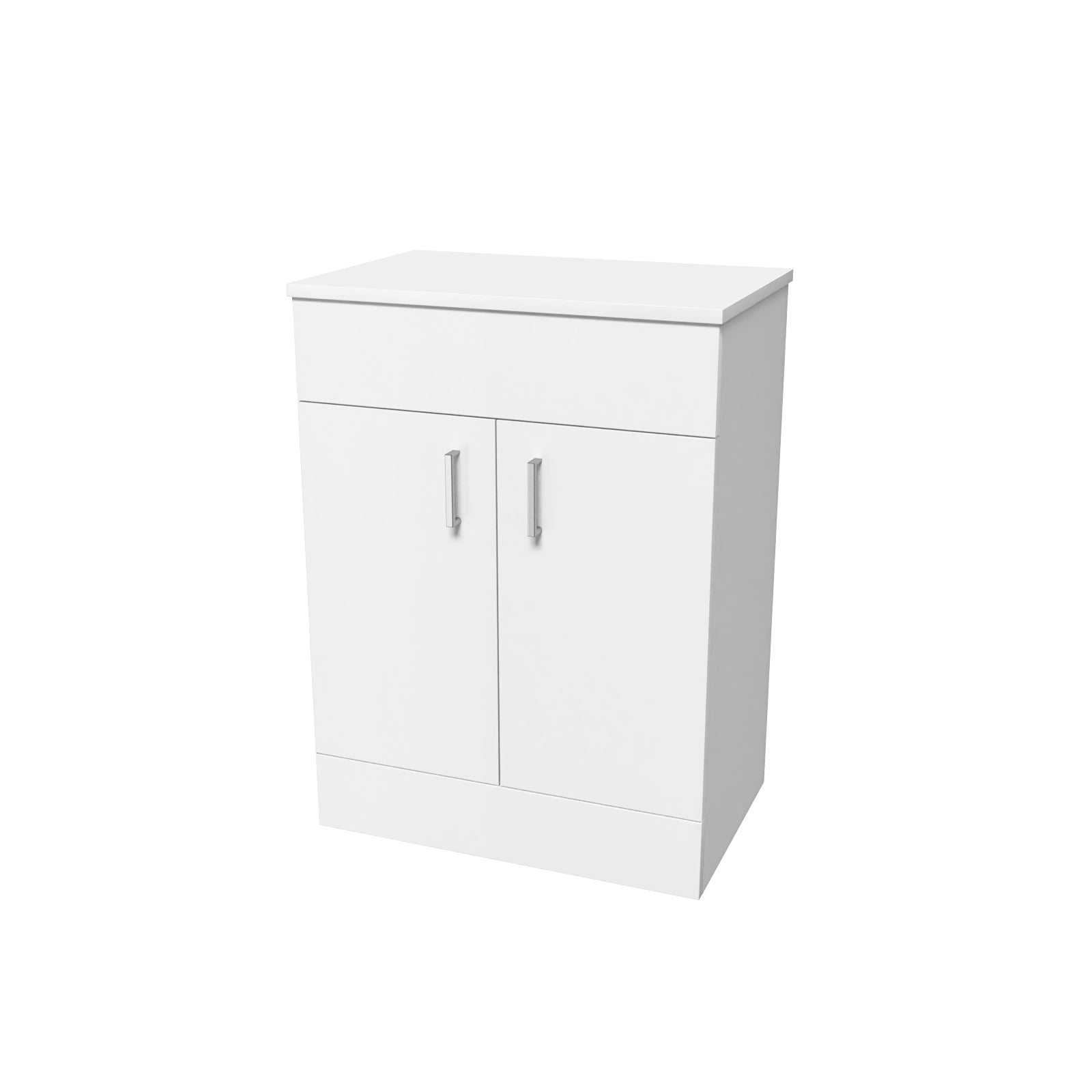 Nanuya 600mm Vanity Unit Cabinet With Worktop White