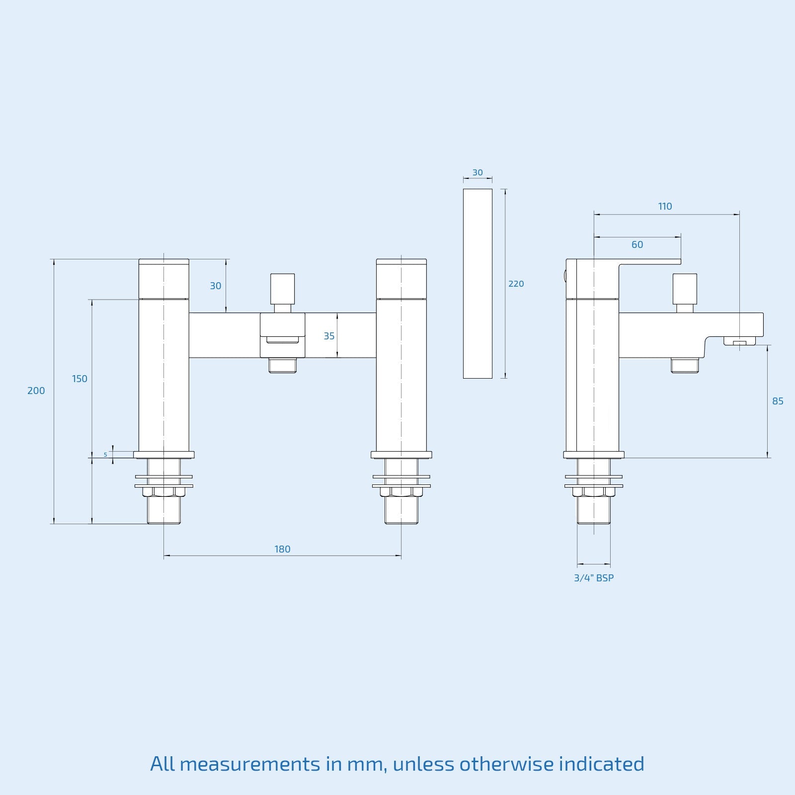 Eclipse Contemporary Design Set Of Chrome Bathroom Basin Single Lever Tap And Bath Shower Mixer With Handset Kit