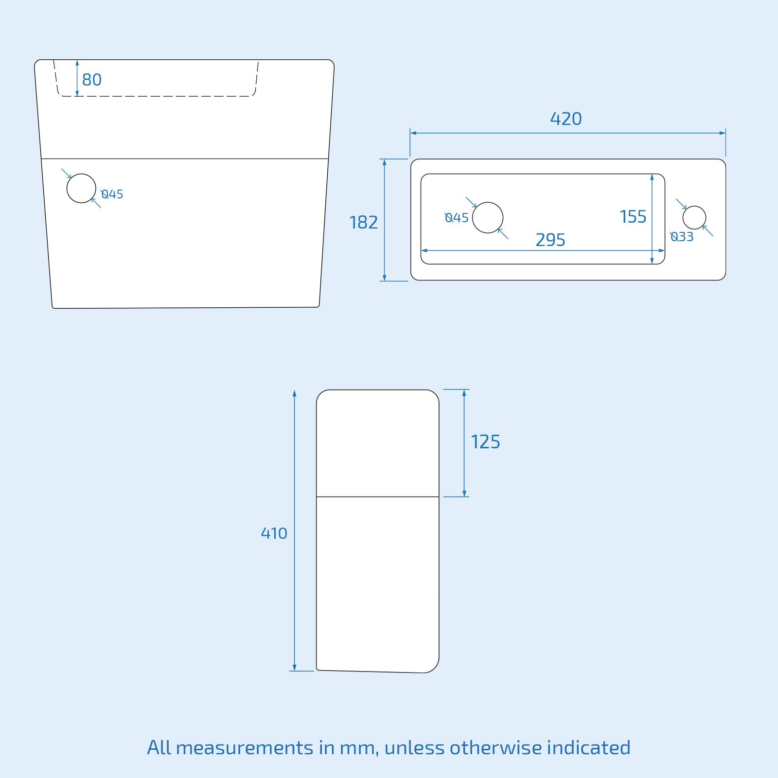 Compact Combo 2 in 1 Close Coupled Cistern and Basin