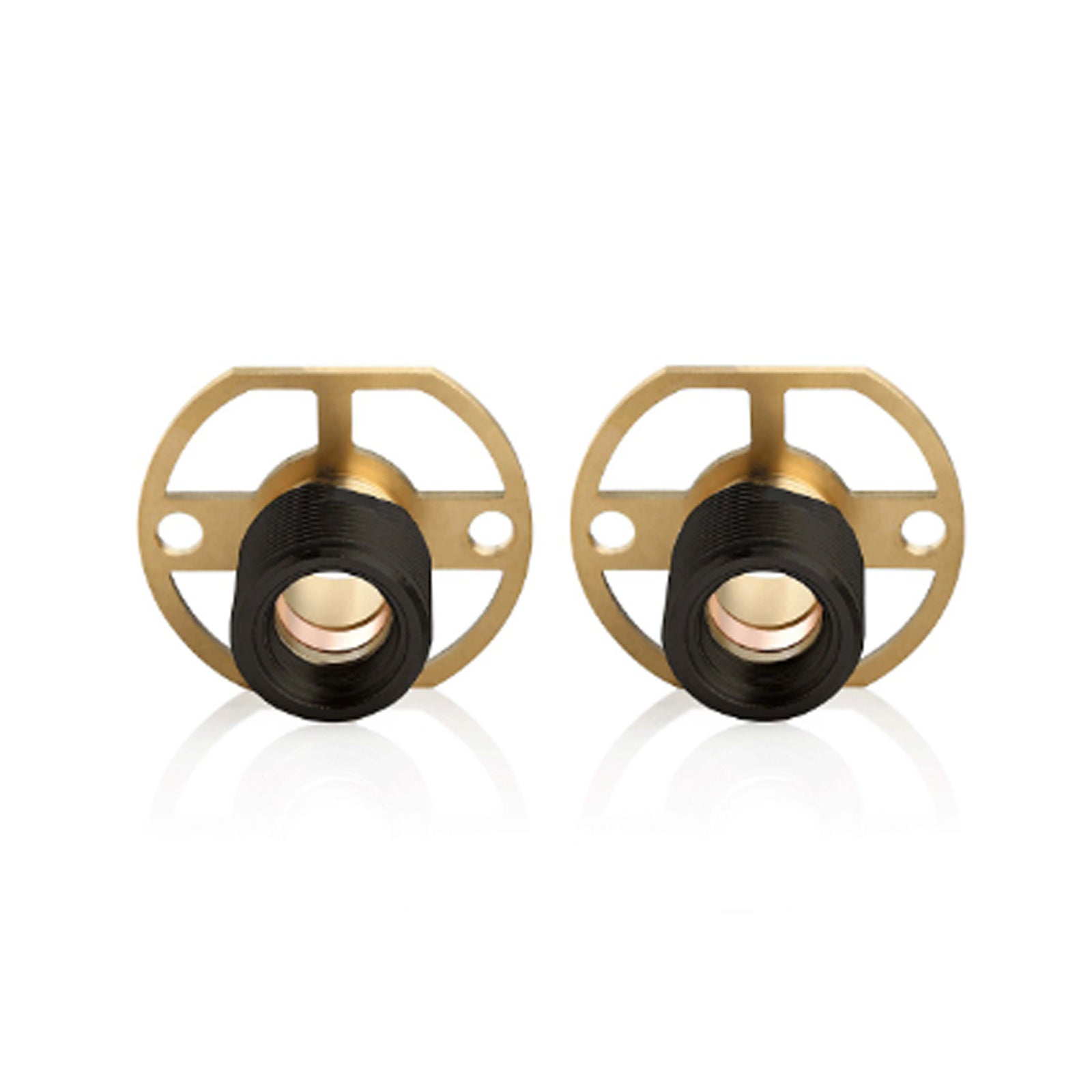 Square Wall Mounted Fitting Kit Black For Shower Mixer Valve & Taps