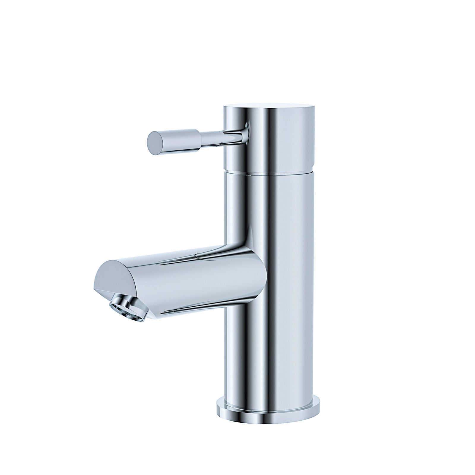 Marc Modern Chrome Cloakroom Basin Single Lever Mixer Tap With Waste