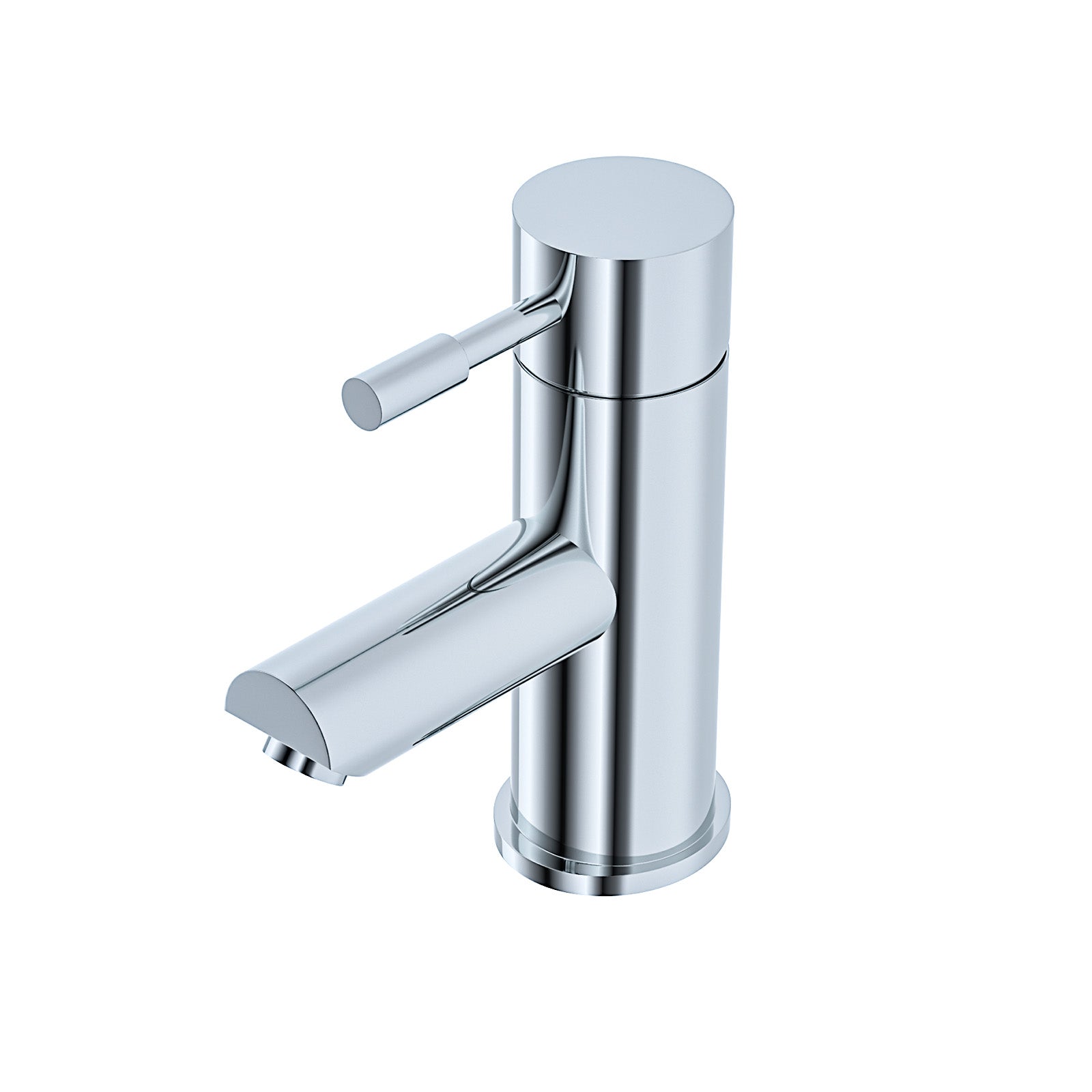 Marc Modern Chrome Cloakroom Basin Single Lever Mixer Tap With Waste