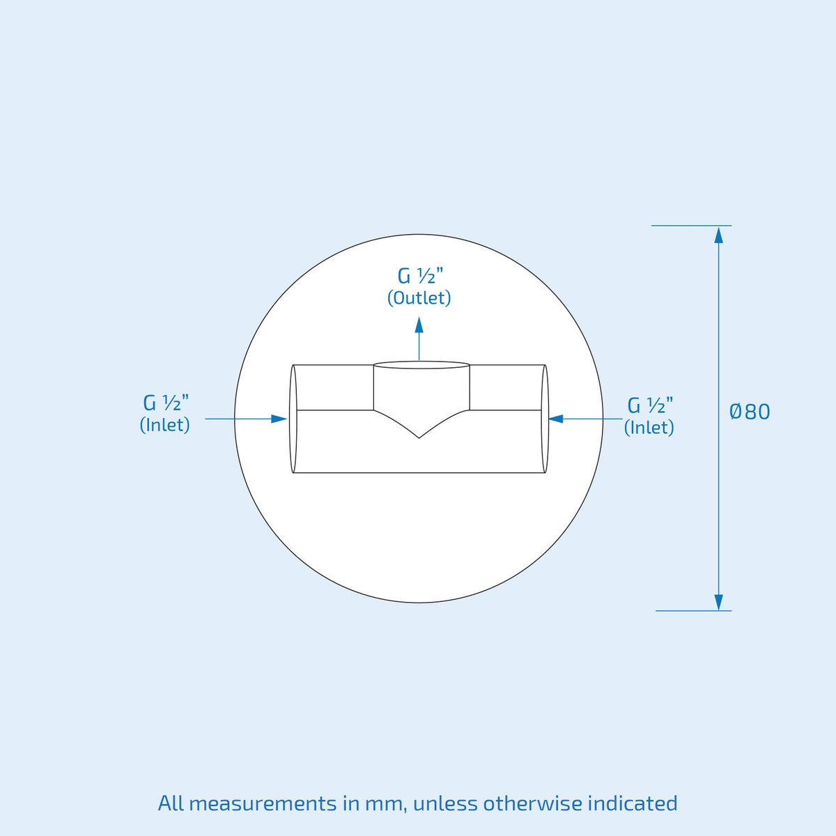 Round Chrome Concealed Shower Mixer Valve, Slider Rail Kit with Handset & Elbow