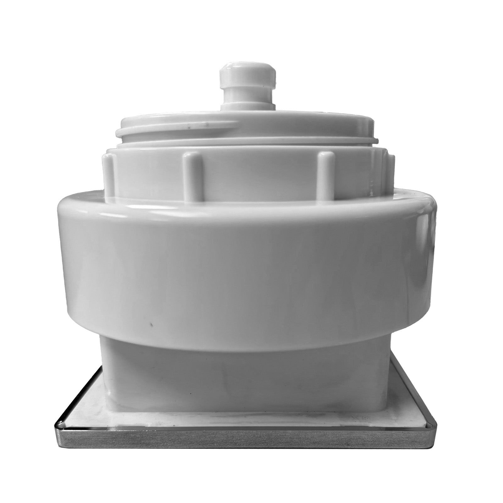 Chrome Square WC Push Button