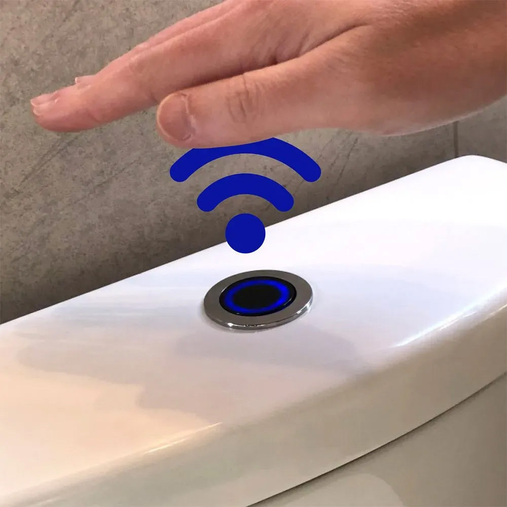 Almer Dual Flush Contactless Flush Sensor Chrome