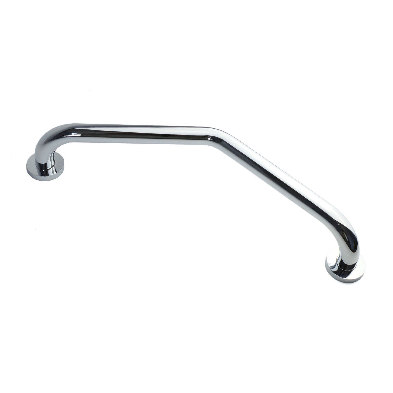Bathroom Angled Grab Bar Safety Aid - 440mm