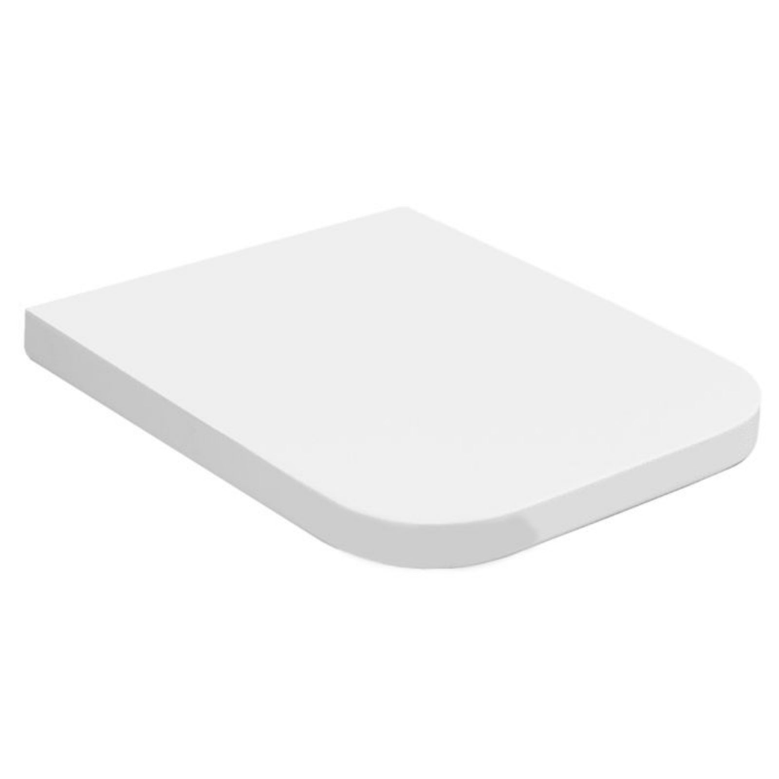 Kartell Genoa Premium Square Soft Close Toilet Seat - White