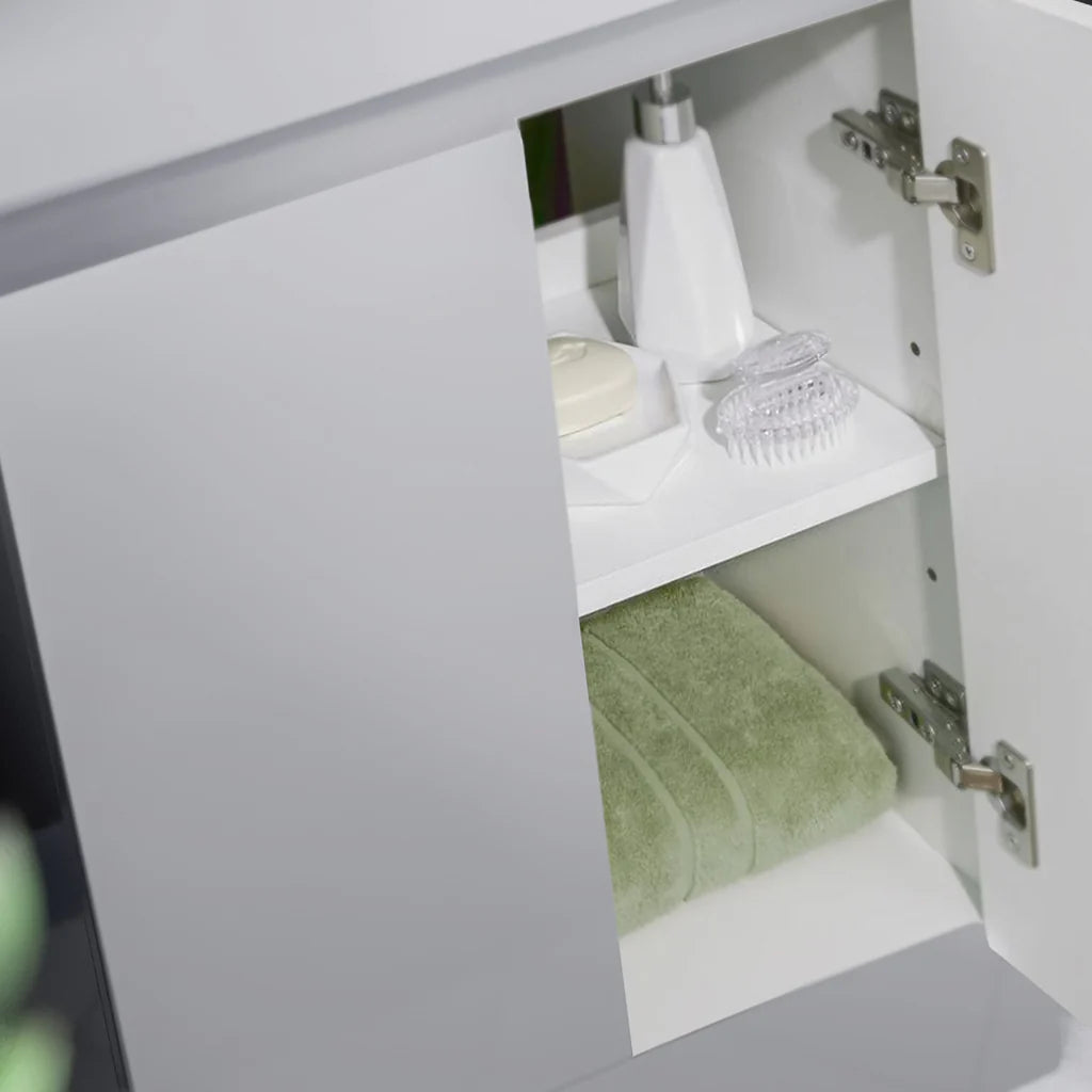 Alaska Matte Grey 500mm Freestanding Basin Vanity Unit & Close Coupled Toilet