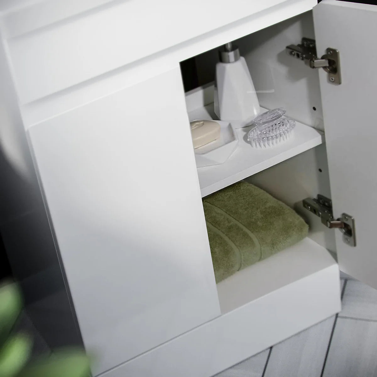 Alaska 500mm Gloss White Basin Vanity Unit & Rimless Close Coupled Toilet Set