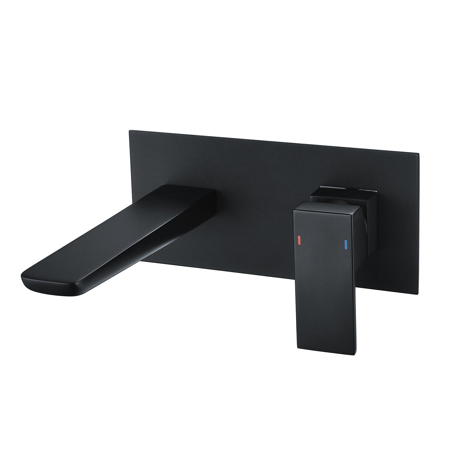 Astra Designer Matte Black Wall Mounted Concealed Basin Mixer Tap