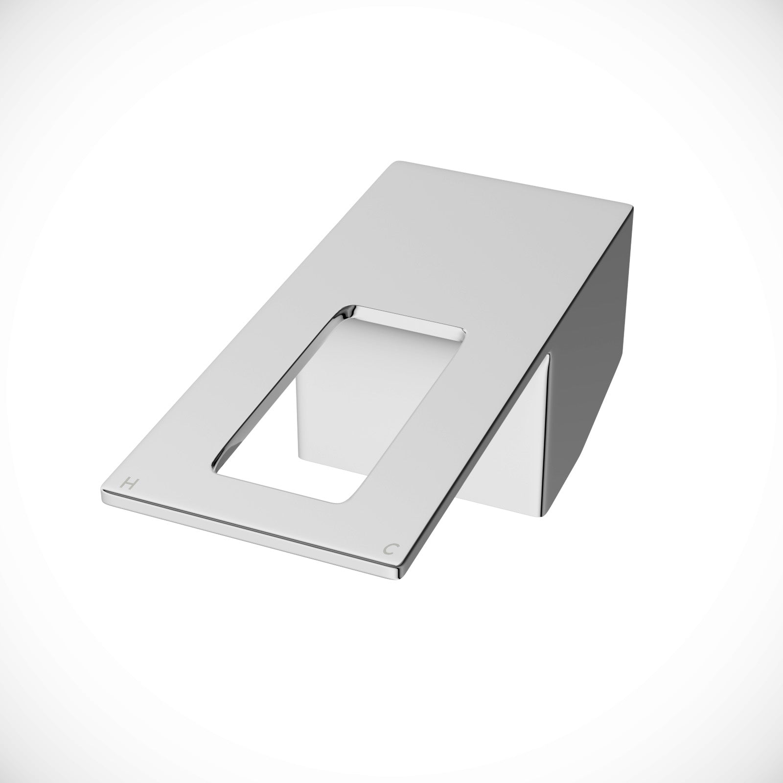 Square Faucet Mixer Tap Handle Parts Replacement Solid Brass Head Handle