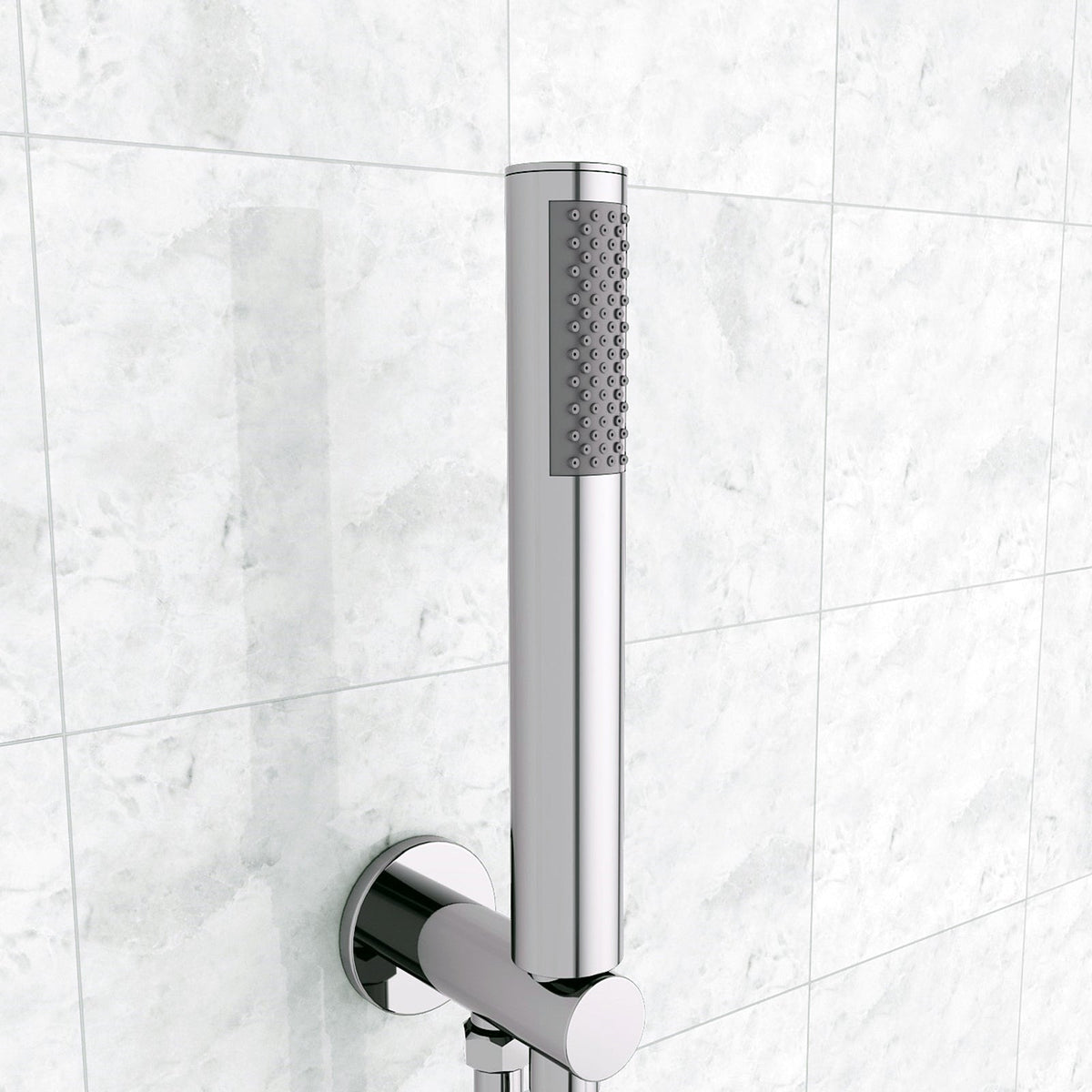 Bathroom 3 Dial 3 Way Concealed Round Thermostatic Shower Mixer Valve Chrome