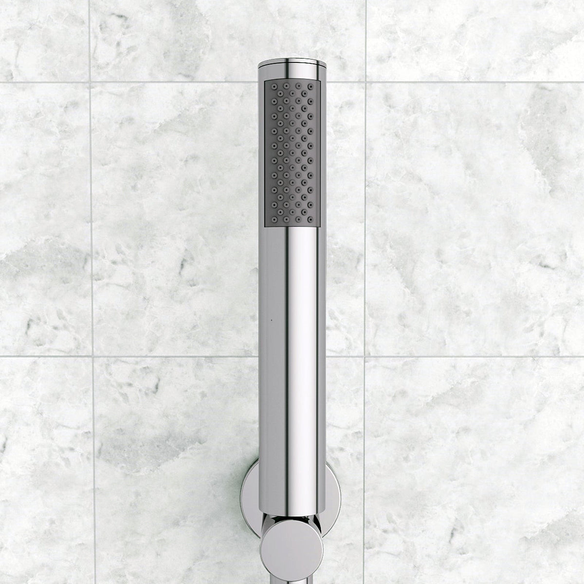 Bathroom 3 Dial 3 Way Concealed Round Thermostatic Shower Mixer Valve Chrome