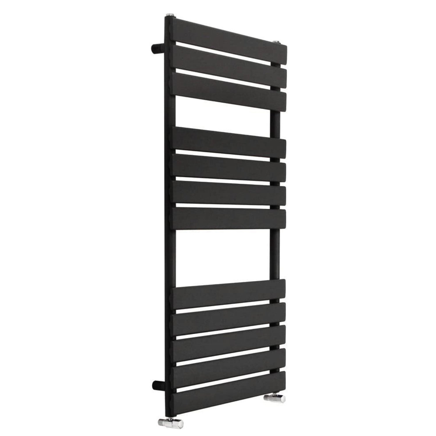 Honeywell Vertical Towel Radiator Flat Panel 1200mm H X 600mm W - Matte Black