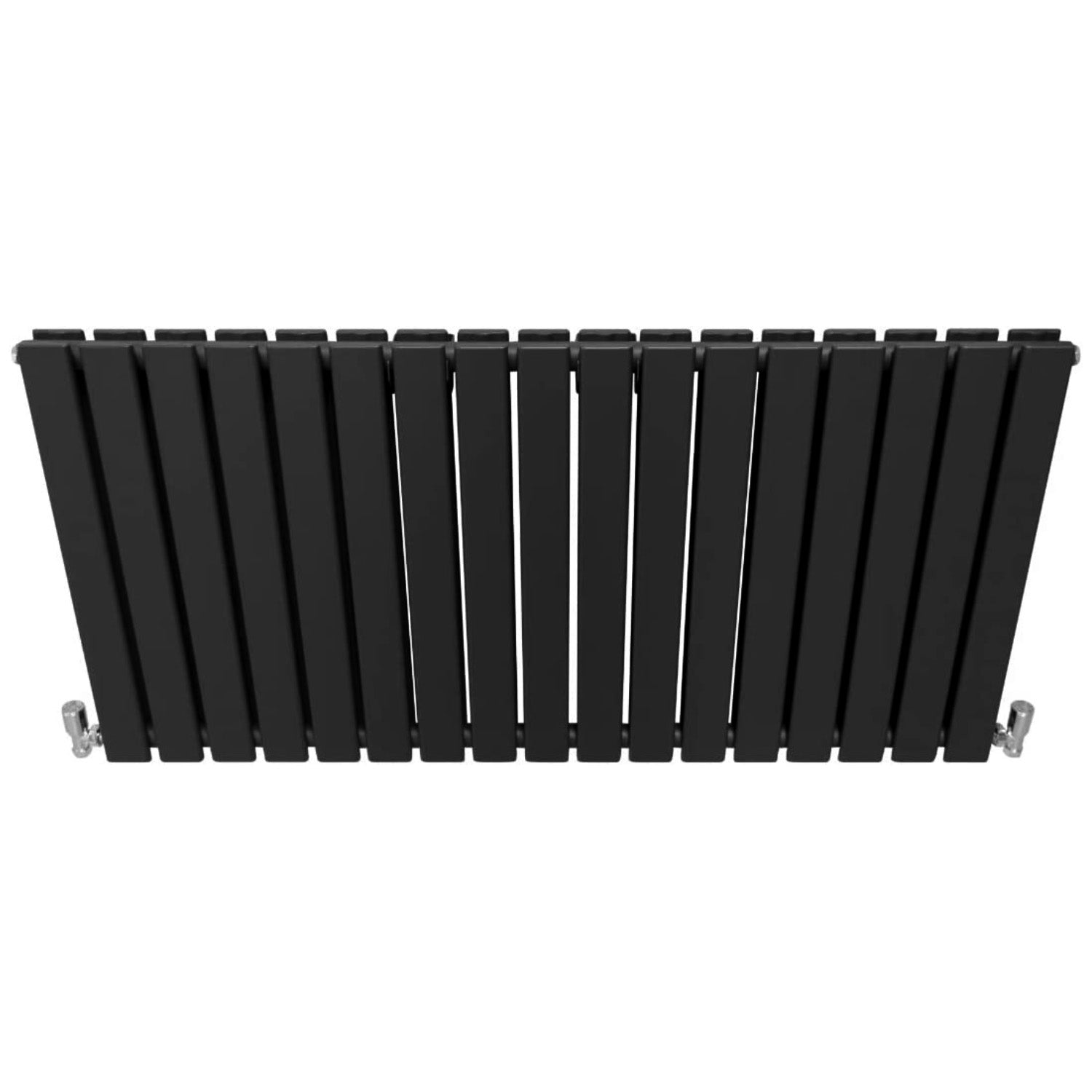 Honeywell Designer Horizontal Radiator Double Flat Panel 600mm H X 1158mm W - Matte Black